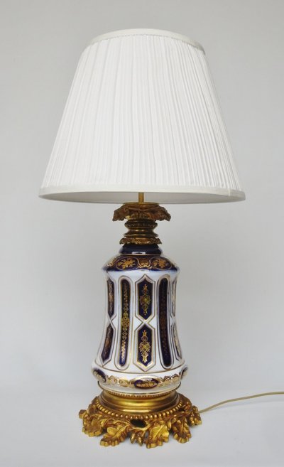 Bayeux porcelain lamps.