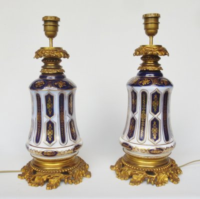 Bayeux porcelain lamps.