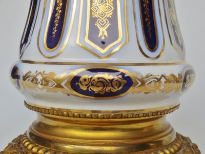 Bayeux porcelain lamps.