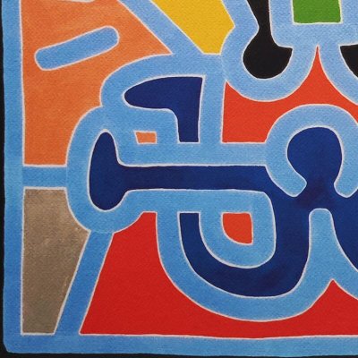 Splendida litografia originale in edizione limitata di Keith Haring degli anni '90