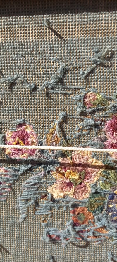 floral tapestry/vintage