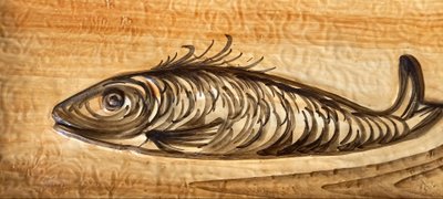 Fish dish/ Desvres