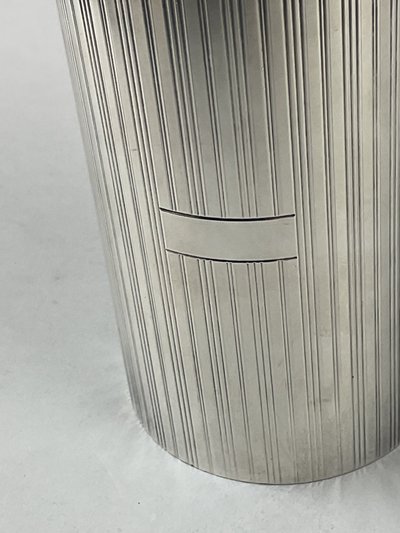 Porte stylo en metal argenté Dior