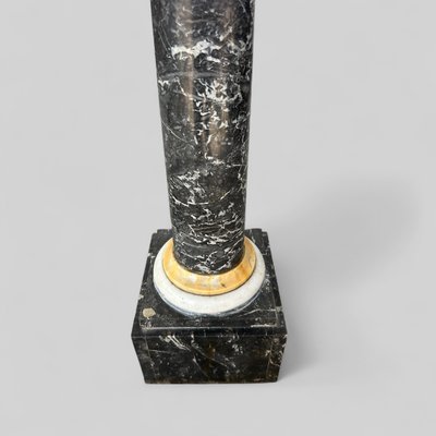 Säulenpaar - Ständer - Marmorscheiden, 19. Jahrhundert H 106 cm, Standsäule