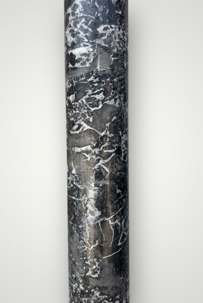 Säulenpaar - Ständer - Marmorscheiden, 19. Jahrhundert H 106 cm, Standsäule