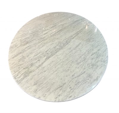 Großer ovaler Esstisch Florence Knoll Marmorplatte L 244 cm