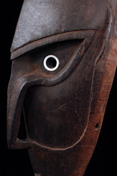 Brag mask, Oceanic art, tribal art, Papua New Guinea, Sculpture, primitive arts, 62 cm