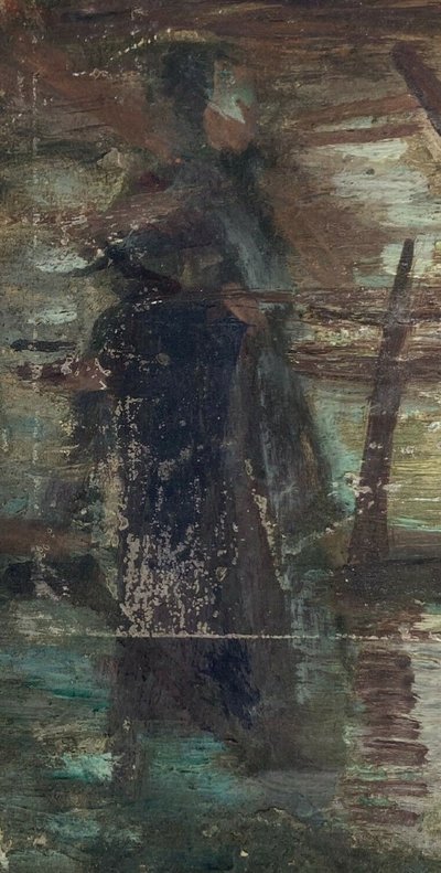 Oil on panel Halong Bay 1940