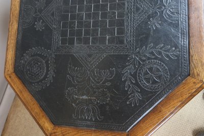 Tavolo da scacchi in ardesia