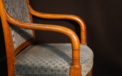 Directoire armchair Late 18th century  Walnut 