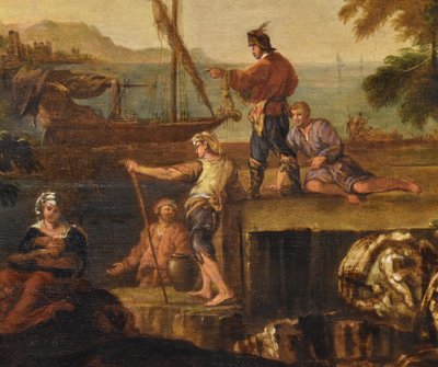 Jacob de Heush (Utrecht 1657 – Amsterdam 1701), Küstenlandschaft mit Ruinen