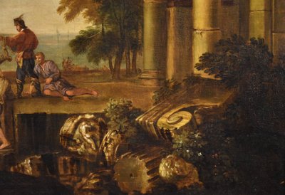 Jacob de Heush (Utrecht 1657 – Amsterdam 1701), Küstenlandschaft mit Ruinen