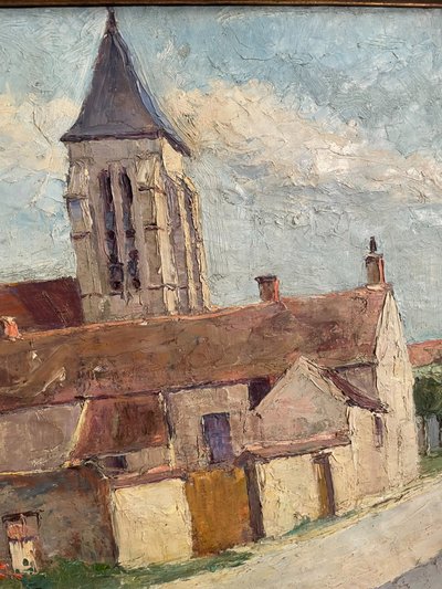 Small village church by Paul Lesur