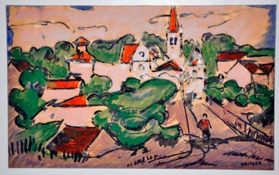 Vanber gouache sur papier circa 1960