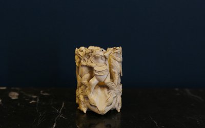 sculpture on ivory 18th-19th century 