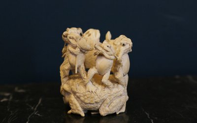 sculpture on ivory 18th-19th century 