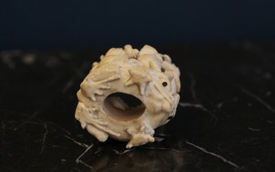 sculpture on ivory 18th-19th century 