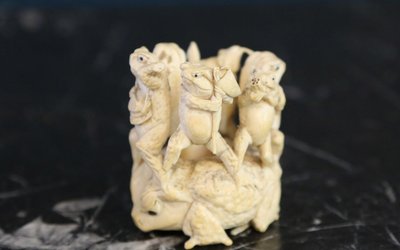 sculpture on ivory 18th-19th century 