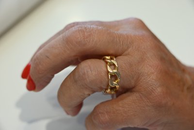 Eleganter Gourmet-Ring aus Gelbgold