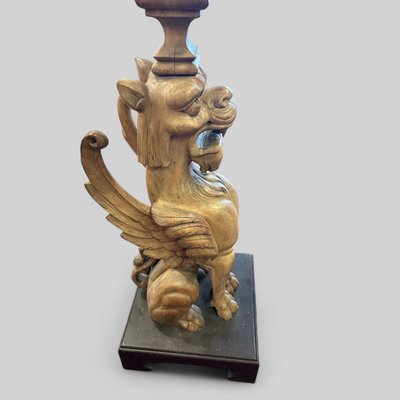 Paire de sellettes aux griffons époque fin XIXéme - gaine - colonne - sellette Napoléon III