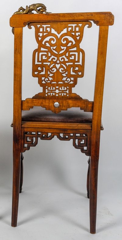 A Viardot chair, late 19th century