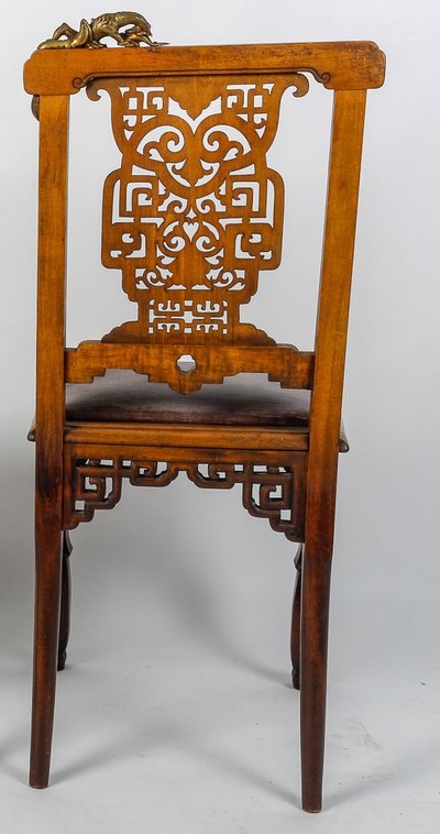 A Viardot chair, late 19th century