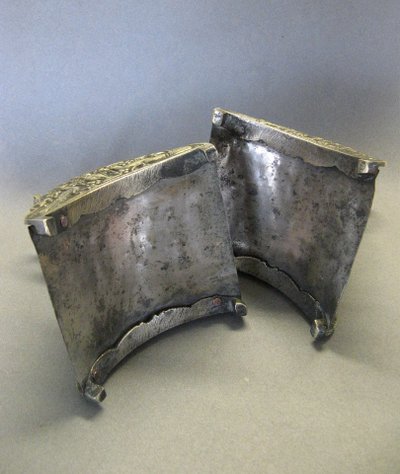 Paire d'Etriers En Bronze Empire Ottoman XIXe.