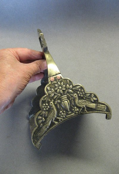 Paire d'Etriers En Bronze Empire Ottoman XIXe.