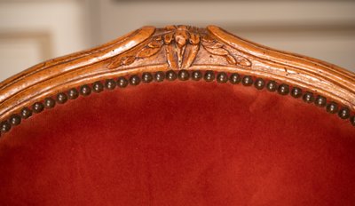 Paire de fauteuils cabriolet,époque Louis XV estampillés CV*BARA