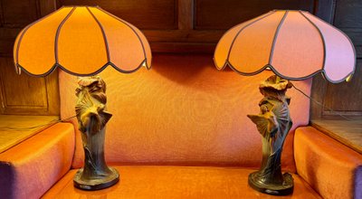 Paar Jugendstil-Lampen