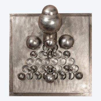 Claude Viseux, Wandskulptur, Titanium