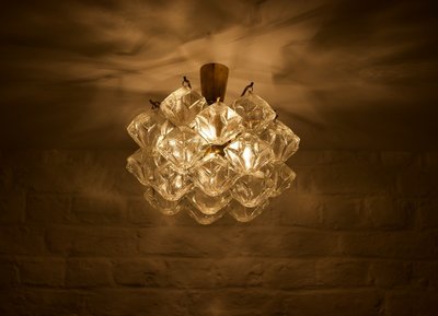 Lampada a sospensione "Pagoda" in ottone