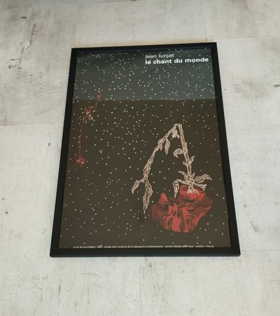 Affiche encadré - Jean Lurçat - Le chant du monde - 1 ère affiche