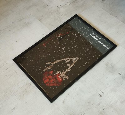 Affiche encadré - Jean Lurçat - Le chant du monde - 1 ère affiche