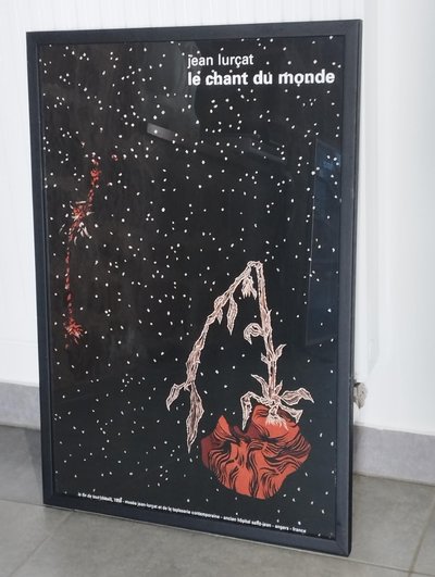 Affiche encadré - Jean Lurçat - Le chant du monde - 1 ère affiche