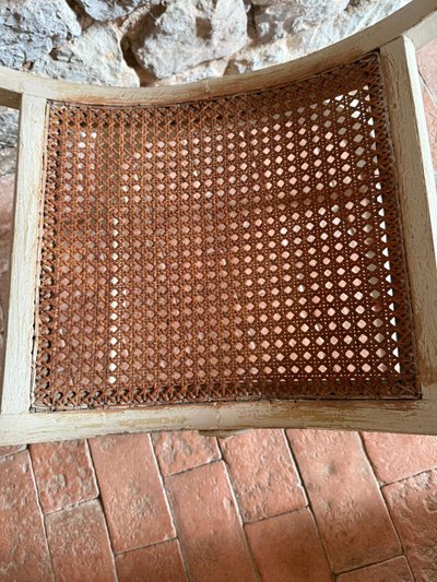 Tabouret curule datant du 19e siècle Napoléon III belle patine
