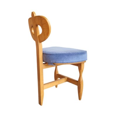 Guillerme et Chambron, rarissima coppia di sedie treppiede, Edition Votre Maison circa 1960