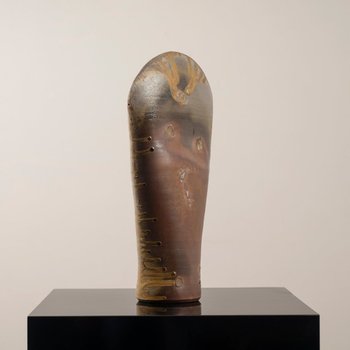 Scultura in gres Anagama di Herve Billard