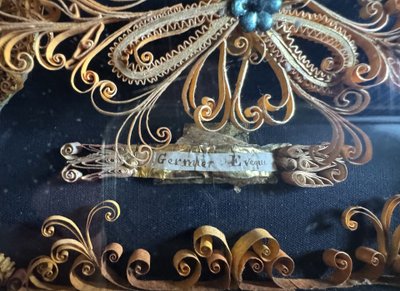 Saint Germier Reliquary with Relic Paste - 18th century