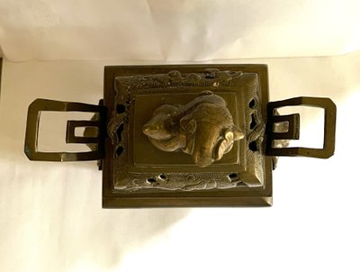 Brûle encens en bronze, Chine, XIXème siècle