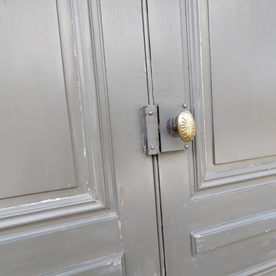 Doppeltür antik Epoche Haussmann 1880 im Angebot