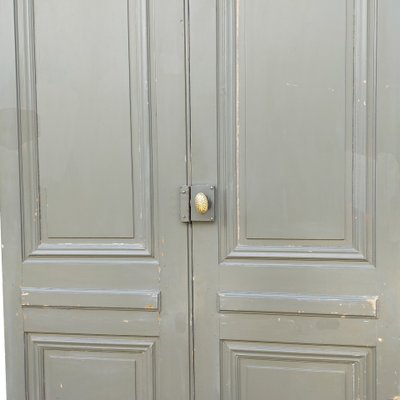 Doppeltür antik Epoche Haussmann 1880 im Angebot