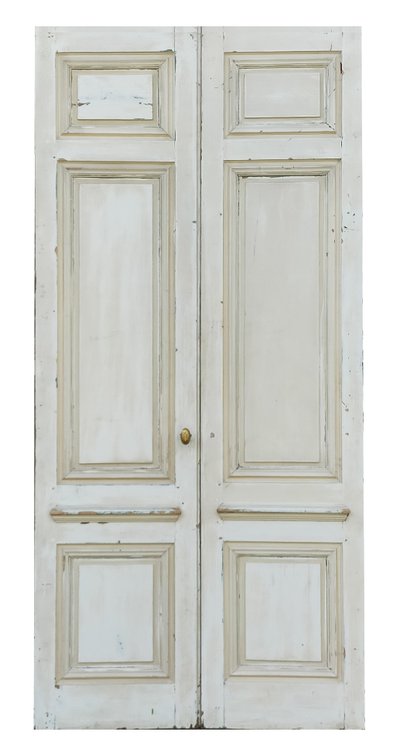 Doppeltür antik Epoche Haussmann 1880 im Angebot