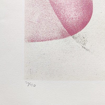 1970 Sorprendente litografia di Man Ray "Aerograph" in edizione limitata