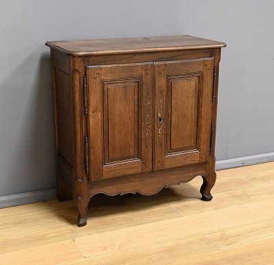 Solid oak sideboard, Louis XV style - Mid-19th century