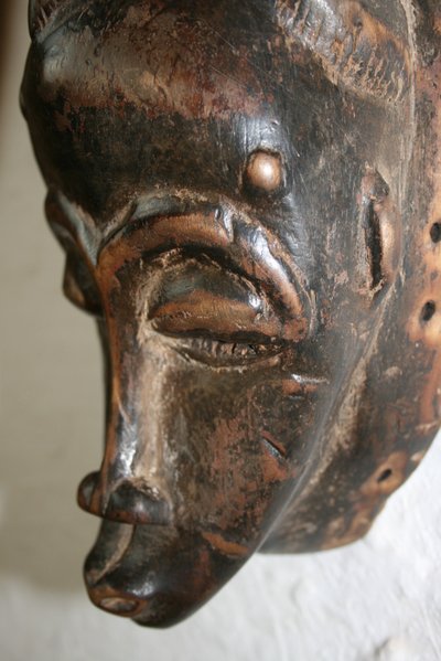 Antique Baule mask, Ivory Coast.