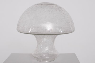 Grande lampada in vetro soffiato