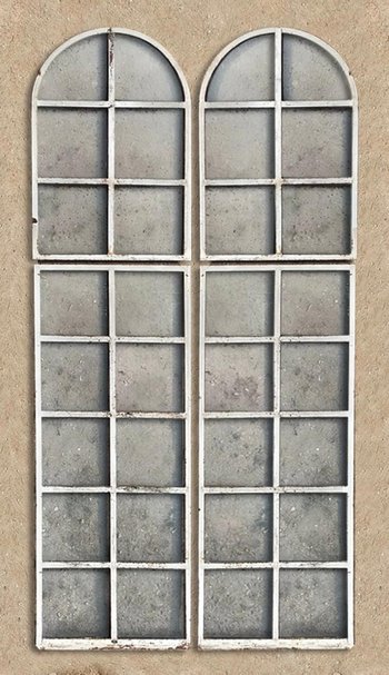 Elemente alter Glasdächer für Orangerie Atelier Loft Erker Türen Fenster Alte Tür Schmiedeeisen