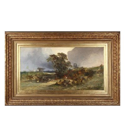 Berger à La Rivière Von Joseph Quinaux
