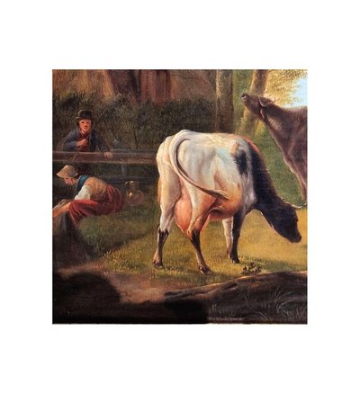 Kühe Auf Der Wiese E.Verboeckhoven